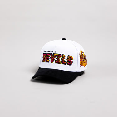 Arizona State Stadium Pulse / White & Black Corduroy