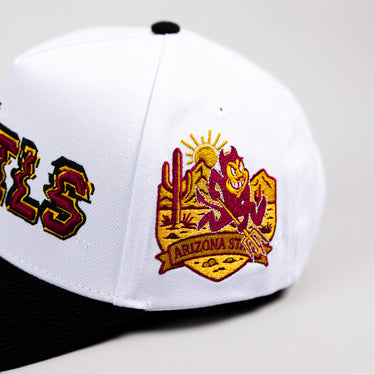 Arizona State Stadium Pulse / White & Black Corduroy