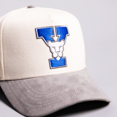 BYU Atari / Cream & Grey Suede