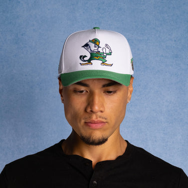 Notre Dame Fighting Leprechaun / White & Green