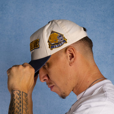 Notre Dame Sun Fade / Cream & Navy Blue