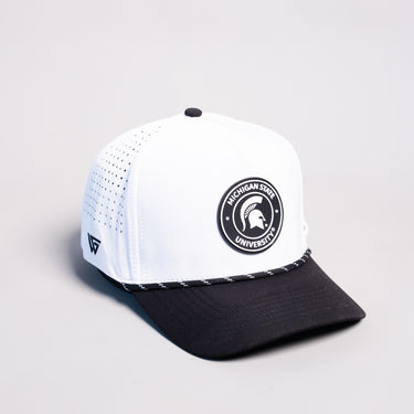 Michigan State Tee-Box Performance / White & Black