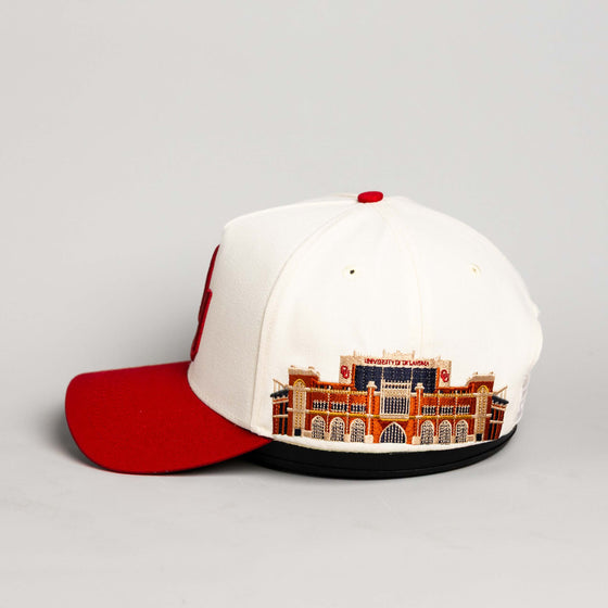 Oklahoma Side Stadium / Cream & Maroon
