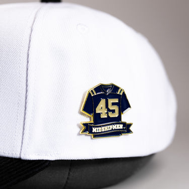 Navy Jersey Pin