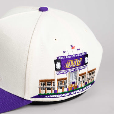 James Madison Side Stadium / Cream & Purple