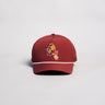 Arizona State Sun Devils Hat Maroon Tee Box Performance Rope Snapback - Front Panel