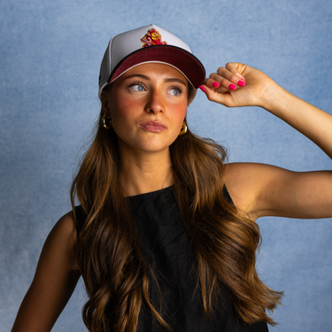 Arizona State Sun Devils Hat White & Black Color Splash - On Model Lifestyle B