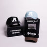 Arizona Wildcats 3 Hat Bundle Denim Black Corduroy & Script - Front Panel