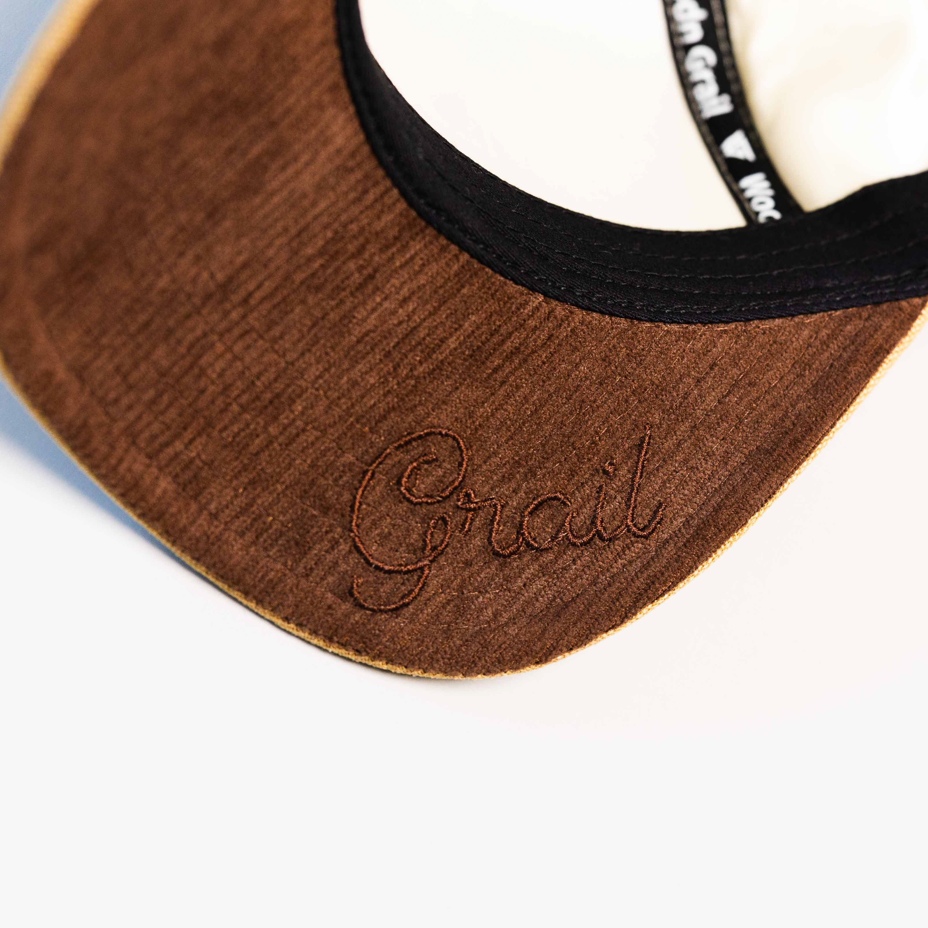 Arizona Wildcats Hat Cream & Tan Jobsite Snapback - Underbrim Detail