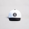 Arizona Wildcats Hat White & Black Tee Box Performance Rope Snapback - Front Panel