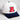 Arizona Wildcats Hat White & Navy Corduroy Helmet Sticker Snapback - Angled View