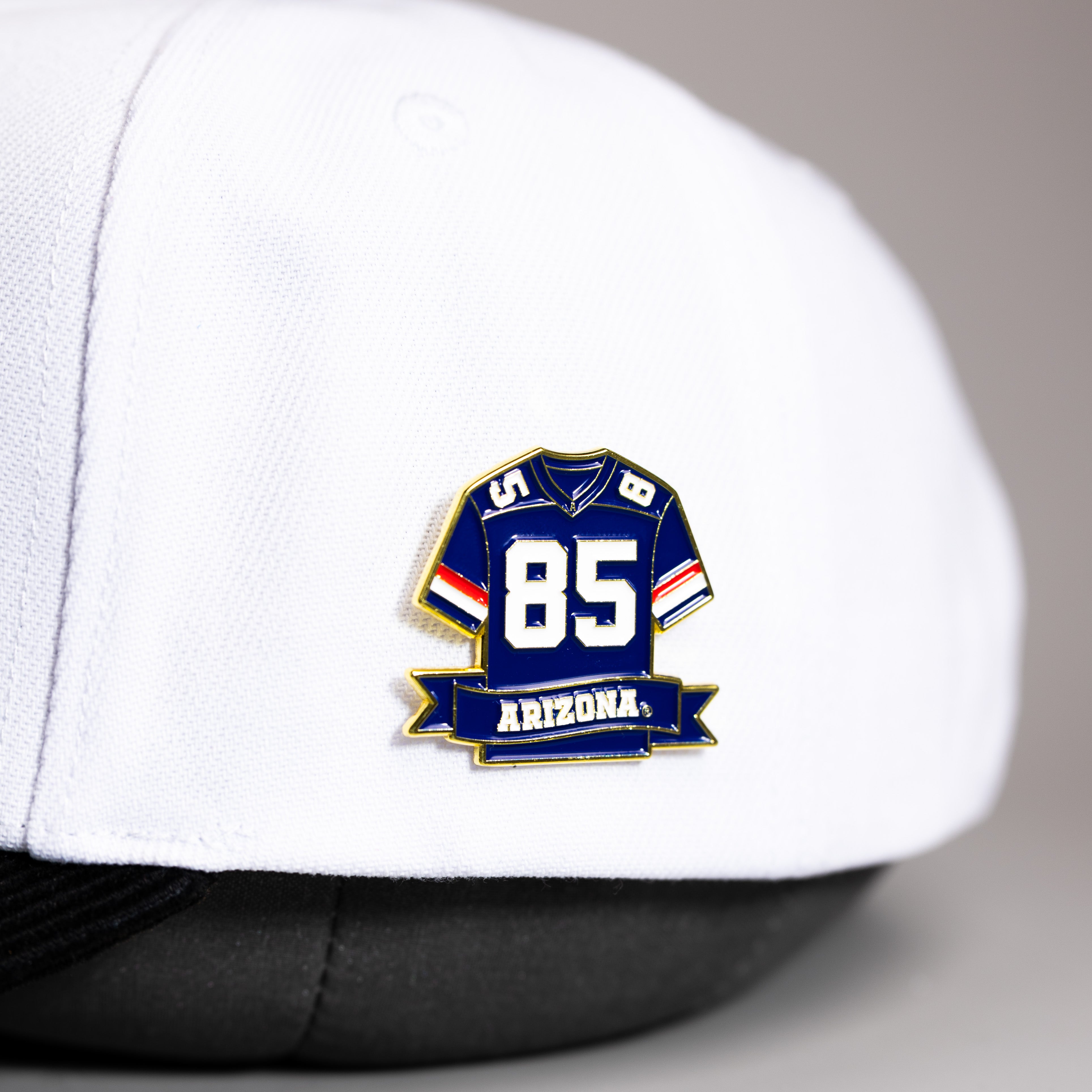Arizona Wildcats Jersey Pin Officially Licensed Collectible - On Hat Detail