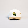 Baylor Bears Hat Cream & Tan Jobsite Snapback - Front Panel
