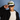 Baylor Bears Hat White & Black Stadium Pulse Snapback - On Model Lifestyle