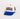 Boise State Broncos Cream and Blue Snapback Hat with Stampede Logo and The Blue Patch - Angled View