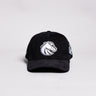 Boise State Broncos Hat Black Corduroy White Logo Side Patch Snapback - Front Panel