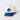 Boise State Broncos Hat Cream & Royal Script Snapback - Angled View