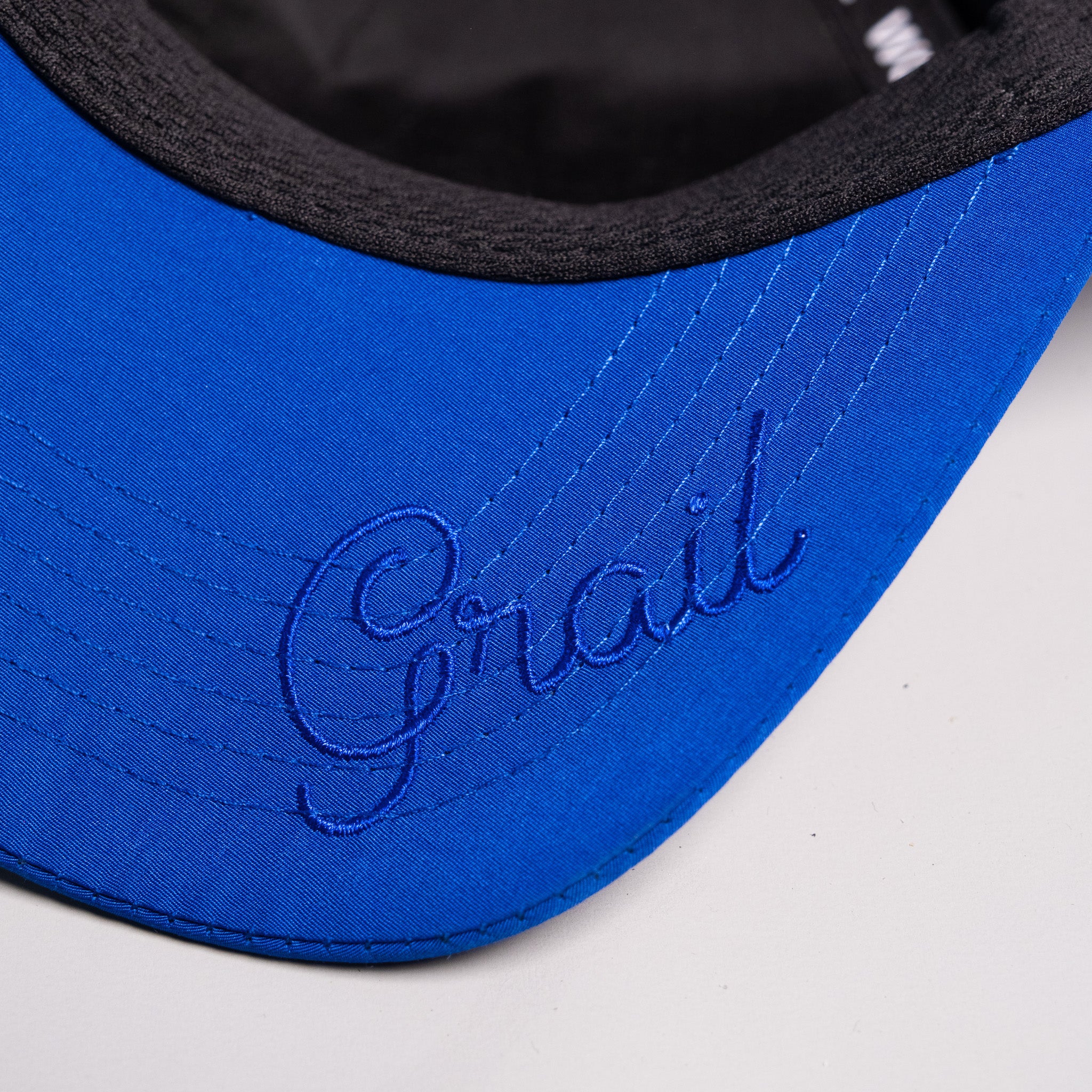 Boise State Broncos Hat Royal Blue Tee Box Performance Rope Snapback - Underbrim Detail