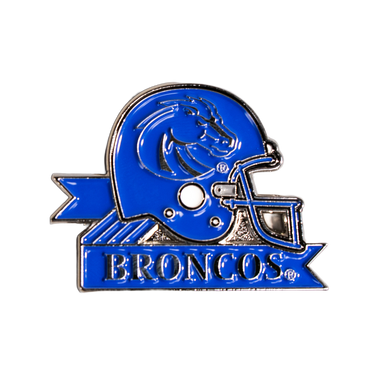 Boise State Broncos Helmet Pin Officially Licensed Collectible - Product Front
