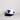 BYU Block Y Hat White Cotton Black Brim Stadium Patch Snapback - Angled View