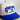 BYU Cougars 1984 National Champions Hat Cream Cotton Royal Blue Brim Snapback - Front Detail