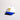 BYU Cougars Block Y Hat White Royal Yellow Corduroy Snapback - Angled View