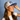 BYU Cougars Hat Cream & Royal Blue 1984 Banners Snapback - On Model Lifestyle C