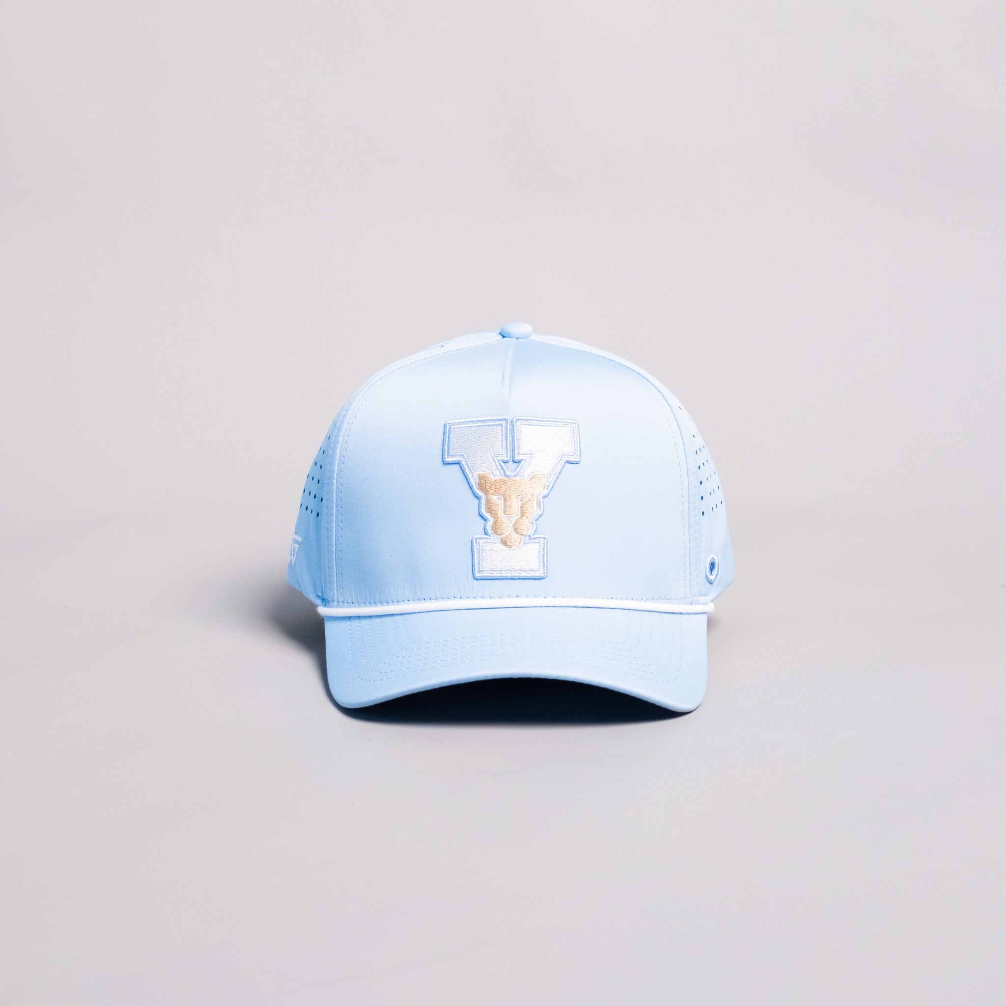 BYU Cougars Hat Powder Blue Tee Box Performance - Front Panel