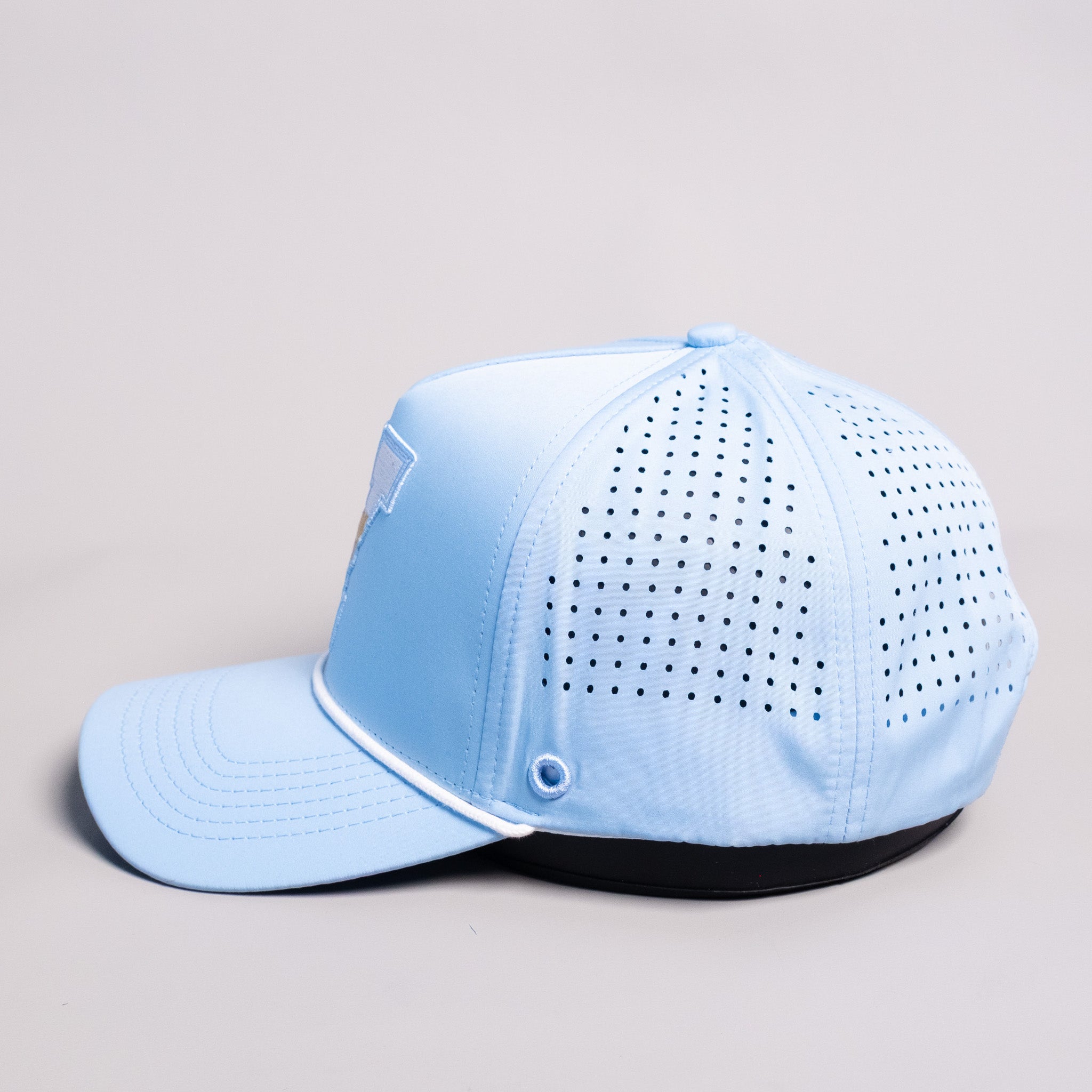 BYU Cougars Hat Powder Blue Tee Box Performance - Side View