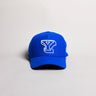 BYU Cougars Hat Royal Blue Wool Block Y Snapback - Front Panel