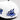 BYU Cougars Hat White & Black Corduroy Stadium Pulse Snapback - Side Brigham Young Patch Detail
