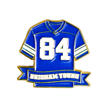 BYU Cougars Jersey Pin Officially Licensed Collectible - Product Front