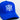 BYU Cougars Mascot Hat Royal Blue Corduroy White Logo Snapback - Front Detail