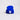 BYU Cougars OG Beanie Royal Blue & White BYU Monogram Knit - Front Panel