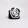 BYU Cougars Tilt Beanie Black & White Block B Knit - Front Panel