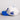 BYU Cougars UB Monogram Hat Cream Cotton Royal Blue Suede Brim Brigham Young Patch Snapback - Side Patch