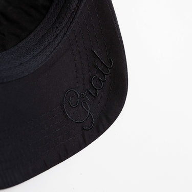 Dad State University Hat Black Performance Rope Snapback - Underbrim Detail