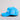 Detroit Script Hat Electric Blue Corduroy Stamp Patch Snapback City Logo - Side Patch