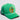 Hawaii Rainbow Warriors Hat Green Tee Box Performance Rope Snapback - Angled View