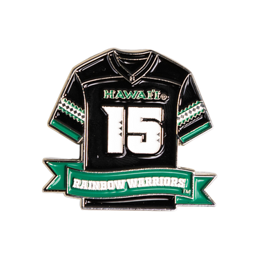 Hawaii Rainbow Warriors Jersey Pin Officially Licensed Collectible - Product Front