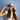 Indiana Hoosiers Hat White & Black Color Splash Snapback - On Model Lifestyle D