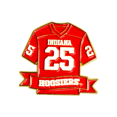 Indiana Hoosiers Jersey Pin Officially Licensed Collectible - Product Front
