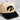 Iowa Hawkeyes Hat Cream & Black Suede Full Stadium - Angled View