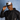 Iowa Hawkeyes Hat White & Black Side Stadium Snapback - On Model Lifestyle D