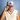 James Madison Dukes Hat Cream & Purple Sun Fade - On Model Lifestyle D