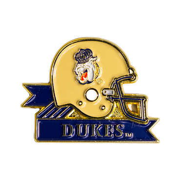 James Madison Dukes Helmet Pin Officially Licensed Collectible - Product Front