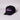 Kansas State Corduroy Hat - Black with Purple Script - Angled View