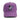 Kansas State Wildcats Hat Purple Suede Mascot Snapback - Front Panel