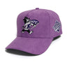 Kansas State Wildcats Hat Purple Suede Mascot Snapback - Side Patch