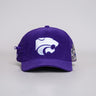 Kansas State Wildcats Stadium Hat Purple Corduroy Grey Underbrim Snapback - Front Panel